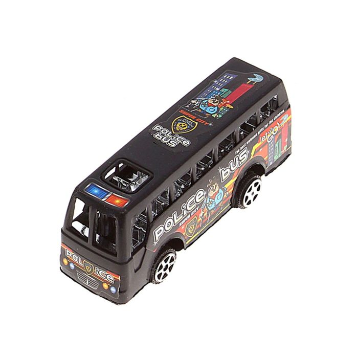 Машина инерционная "Автобус", набор 8 шт.