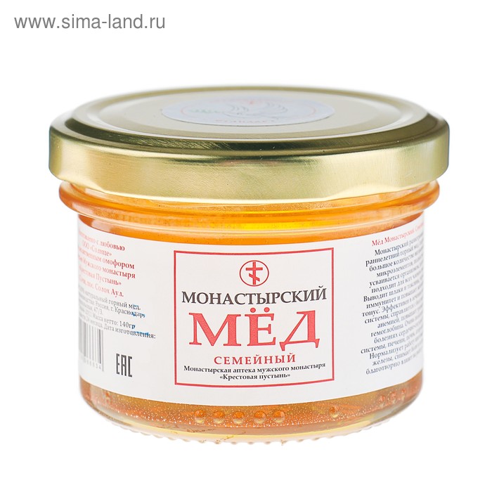 

Мёд монастырский «Семейный», 140 г