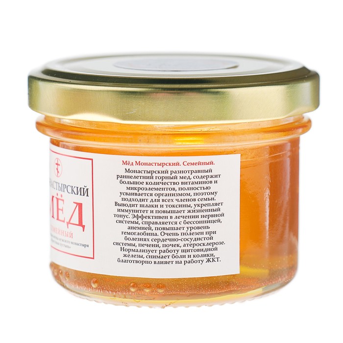 Мёд монастырский "Семейный", стекло