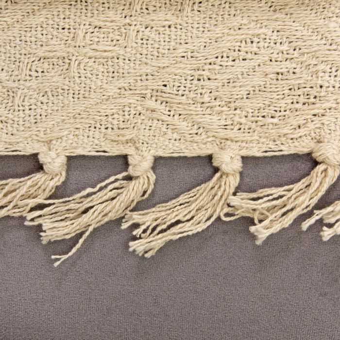 Плед-покрывало САНДАЛ св-беж, 160х220 см, хлопок 330 гр/м