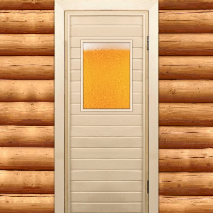 Дверь для бани и сауны "Пенное", 180х70см