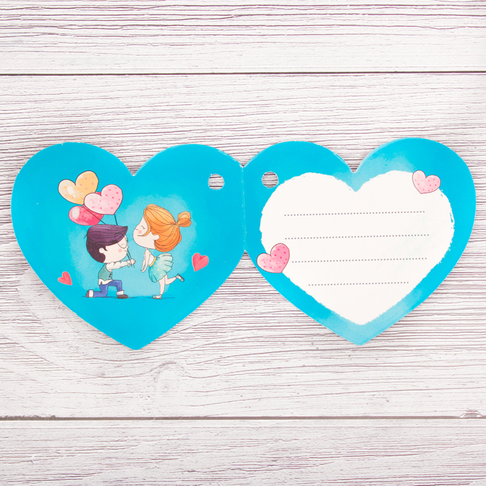 Набор "Я тебя люблю" кружка 300мл, открытка