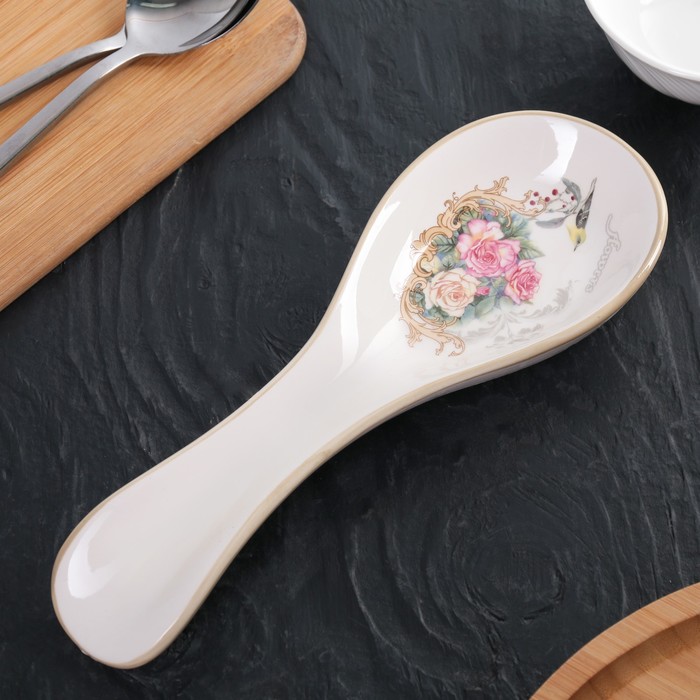 Подставка для ложки "Соловушка" 24,5х8,7х2,8 см