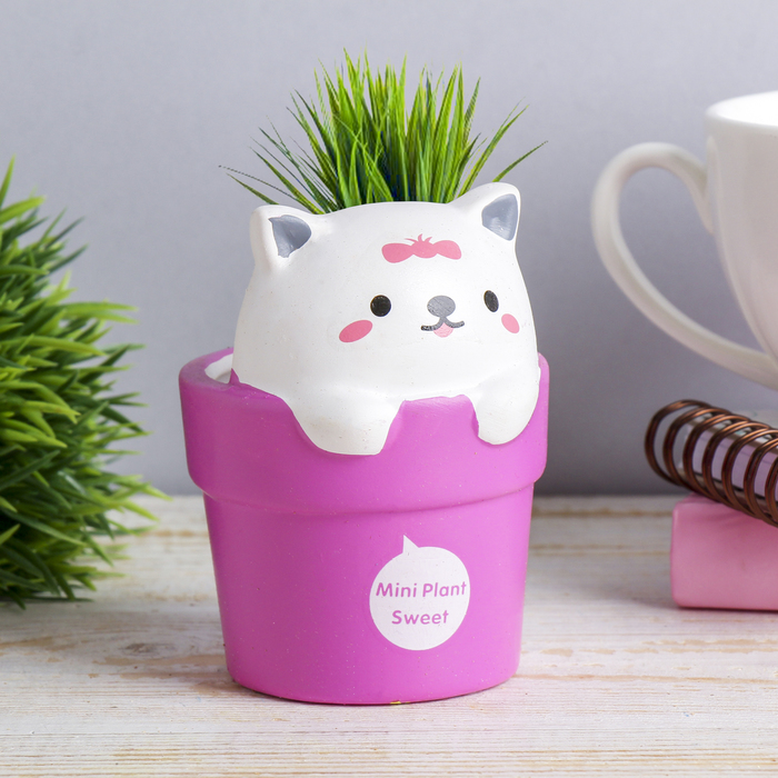 Растущая трава "Зверята" МИКС 9х6,5х6,5 см