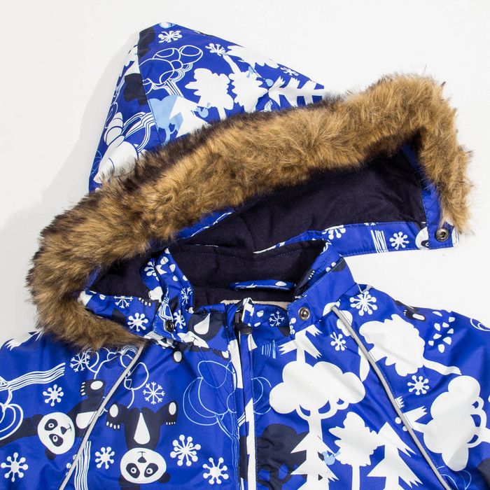 Комплект детский "AVERY", рост 80 см, цвет синий с принтом/тёмно-синий 73235_М