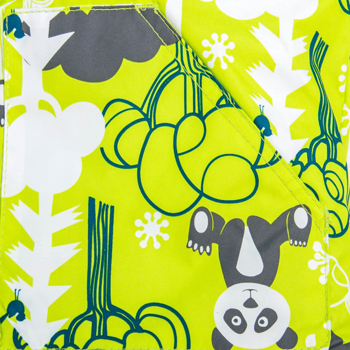 Комплект детский "AVERY", рост 86 см, цвет лайм с принтом/серый 73247_М