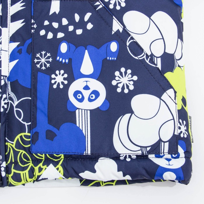 Комплект детский "AVERY", рост 86 см, цвет тёмно-синий с принтом 73286_М