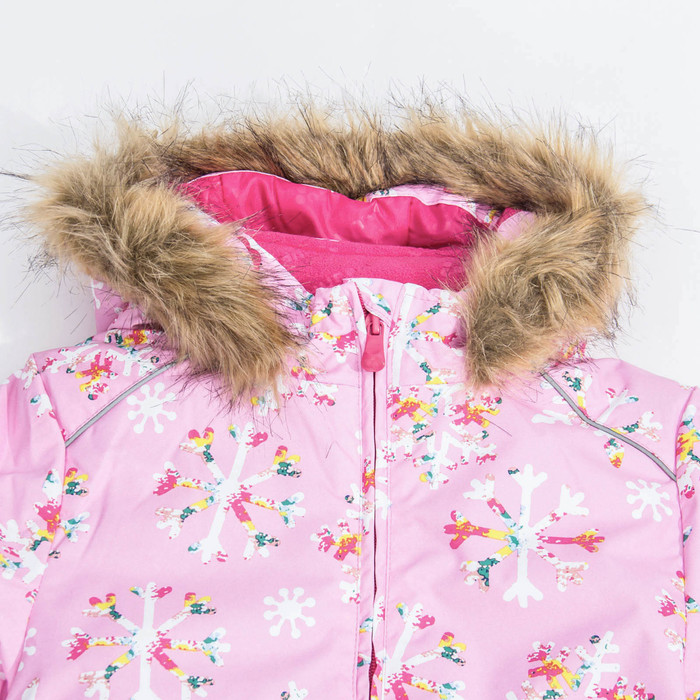 Комплект для девочки "WONDER", рост 128 см, цвет розовый с принтом/фуксиа 71613
