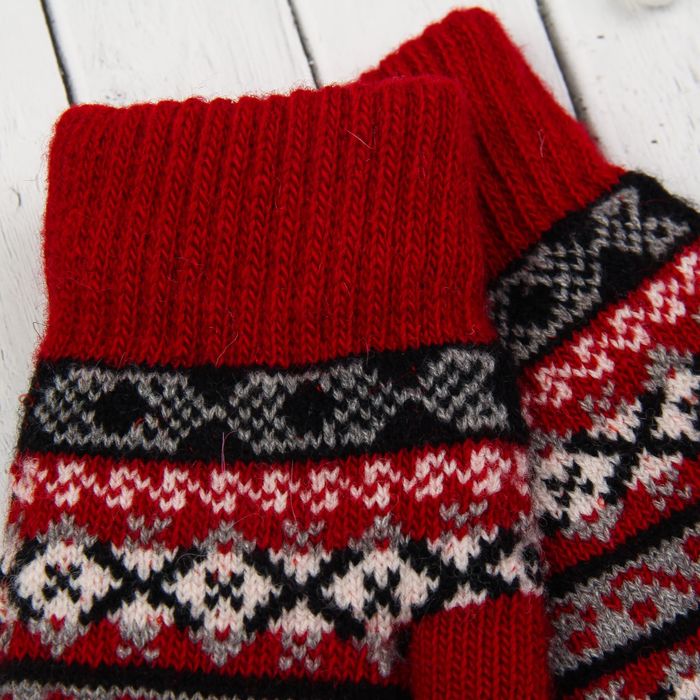 Варежки с подкладом женские "Снегурочка", размер 19 (р-р произв. L-19 см), цвет МИКС 58710