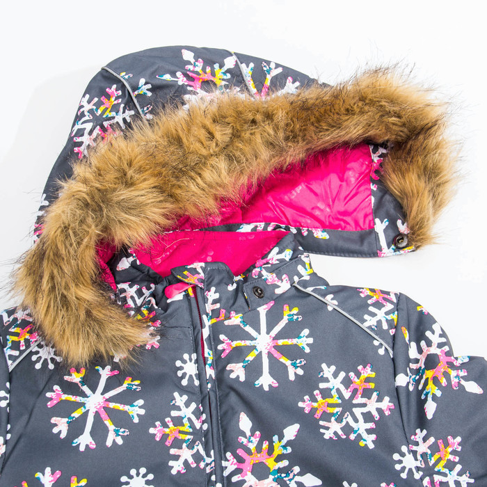 Комплект для девочки "WONDER", рост 140 см, цвет серый с принтом 71635