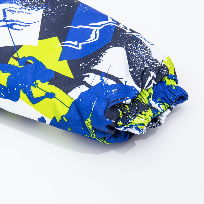 Куртка для мальчика "MARINEL", рост 98 см, цвет синий с принтом 72535