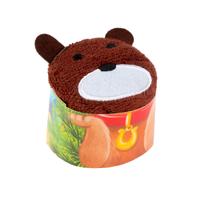 Полотенце сувенирное Collorista "С Новым годом" 30х30 см, хлопок