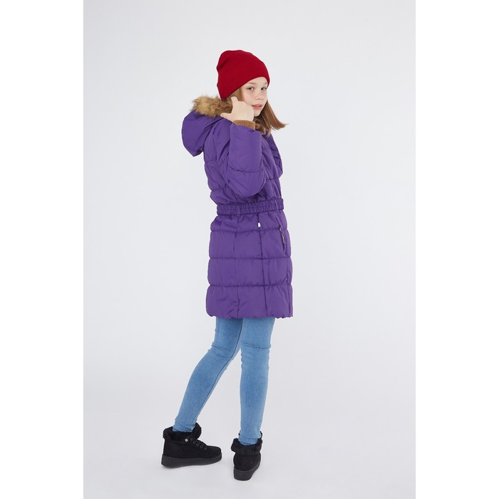 Пальто для девочки "YACARANDA", рост 158 см, цвет лилoвый 70053
