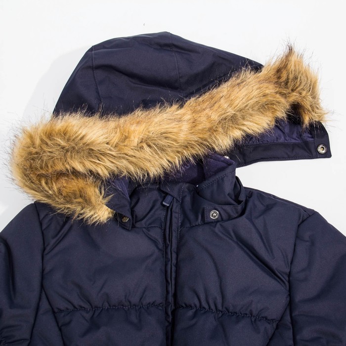 Пальто для девочки "YACARANDA", рост 146 см, цвет тёмно-синий 70086