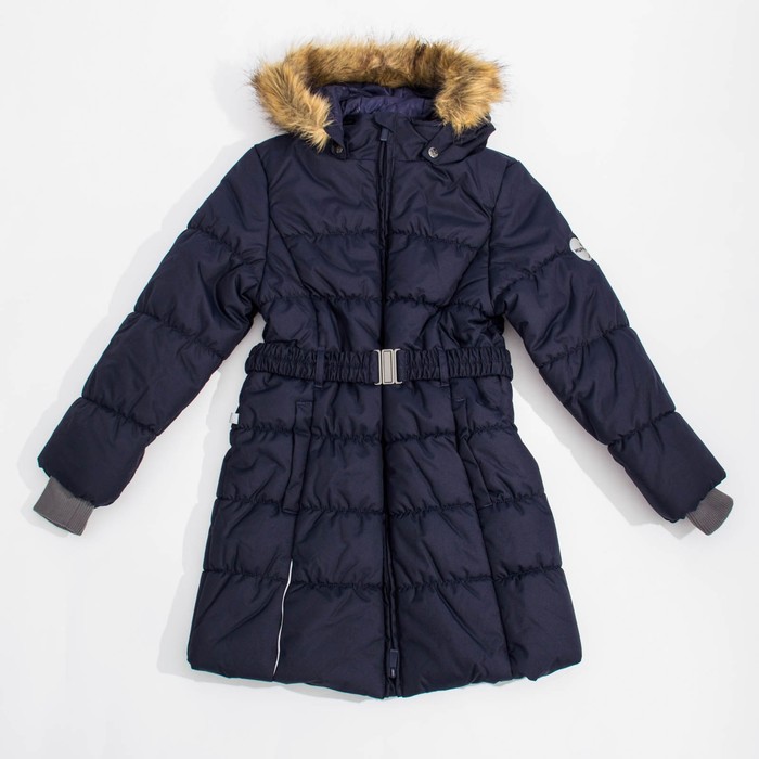 Пальто для девочки "YACARANDA", рост 152 см, цвет тёмно-синий 70086