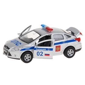 

Машина металлическая инерционная «Полиция Ford Focus», 12 см, открываются двери