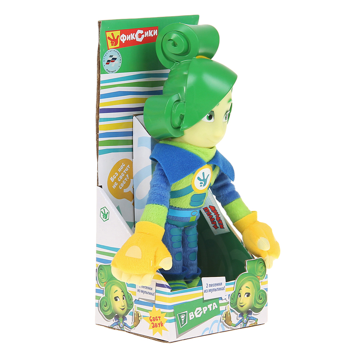 Мягкая музыкальная кукла "Верта", световые эффекты, 27 см