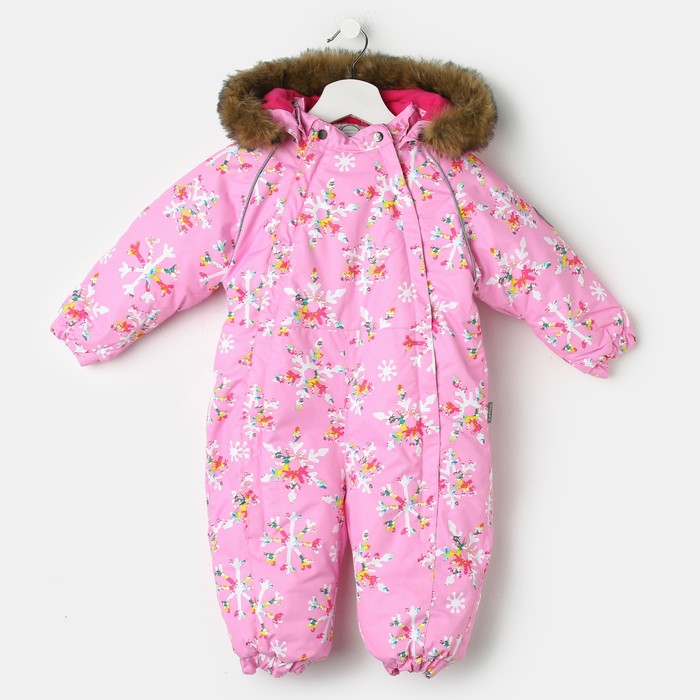 Комбинезон детский "KEIRA", рост 68 см, цвет розовый с принтом 71613_М