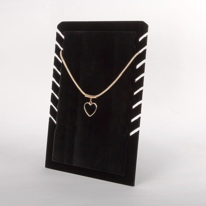 Подставка под кулоны, цепи, 18*2*28, цвет чёрный