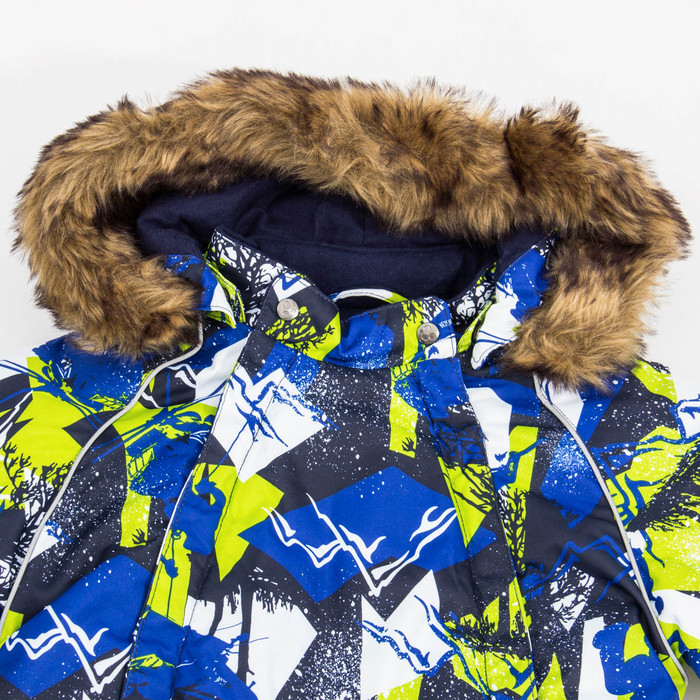 Комбинезон детский "KEIRA", рост 68 см, цвет синий с принтом 72535_М