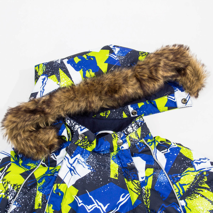 Комбинезон детский "KEIRA", рост 68 см, цвет синий с принтом 72535_М