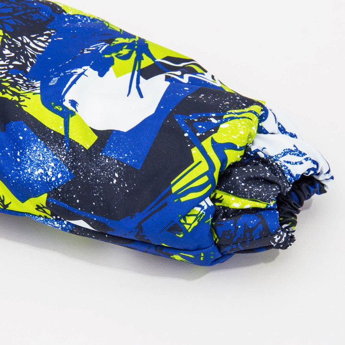 Комбинезон детский "KEIRA", рост 68 см, цвет синий с принтом 72535_М