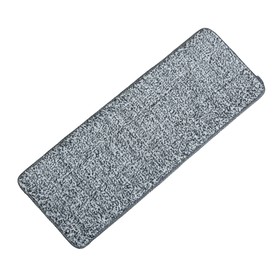 

Насадка для плоской швабры 31×10 см, микрофибра цвет серый