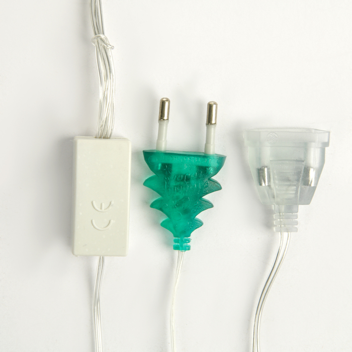 ЗАНАВЕС, УМС вилка "ШАРИКИ" Ш:2 м, В:1,5 м, Н.С. LED-360-220V, моргает, МУЛЬТИ(RG/RB)