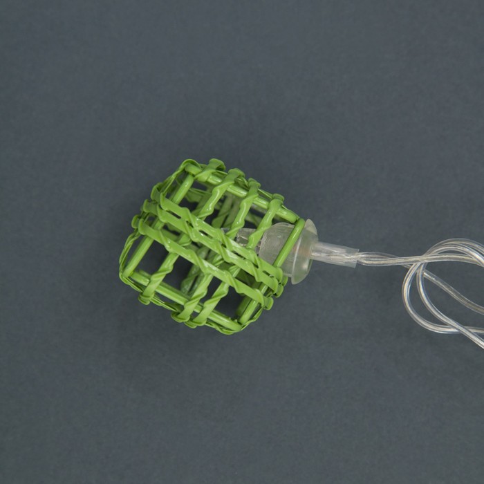 Гирлянда "Метраж" 5 м с насад. “Кубик Проволока”,2,8 см Н.С. LED-20-220V, контр 8р, МУЛЬТИ