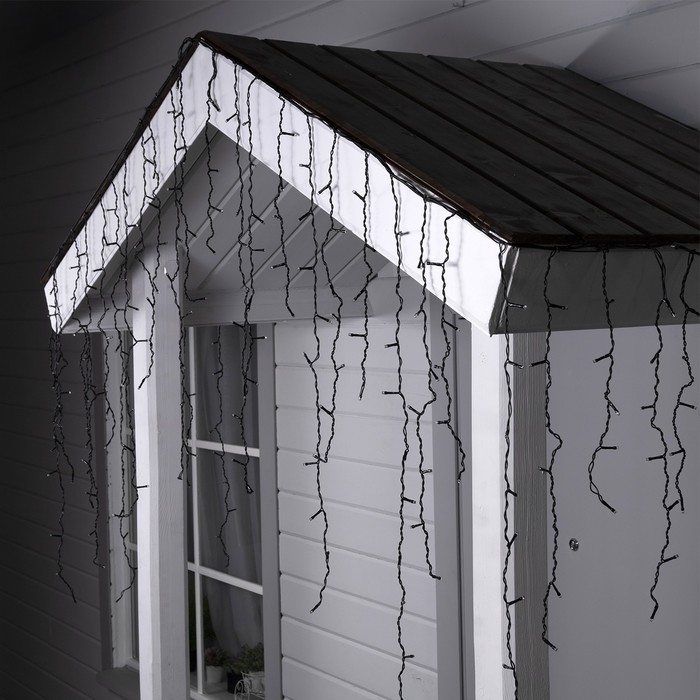 БАХРОМА уличная, УМС, Ш:3м, В:0.9м, Н.Т. 3W LED-232-220V, шнур питания, БЕЛЫЙ