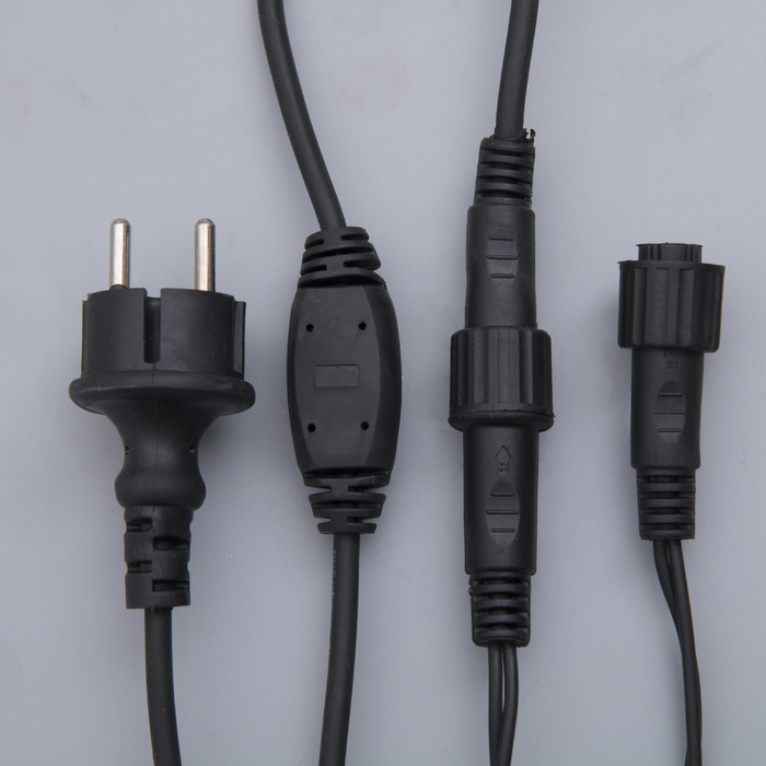 БАХРОМА уличная, УМС, Ш:3м, В:0.9м, Н.Т. 2W Каучук LED(IP65)-232-220V, Т/БЕЛЫЙ