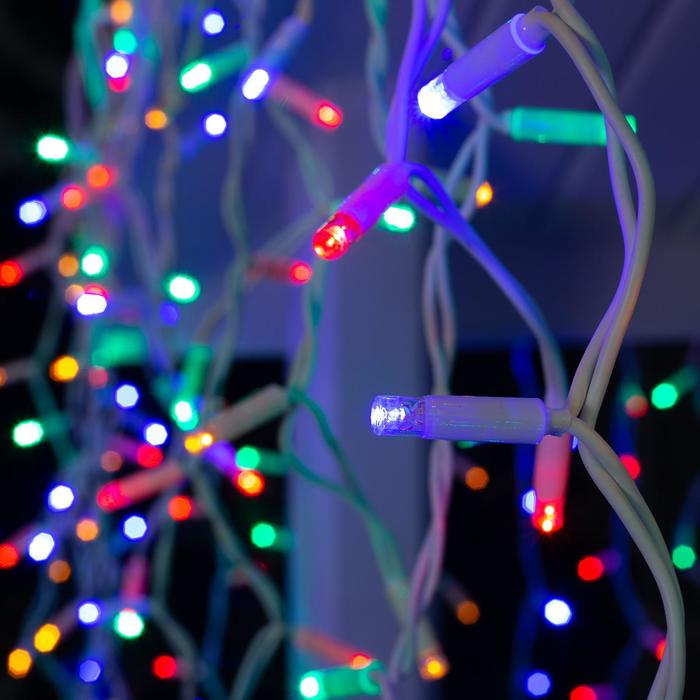 БАХРОМА уличная, УМС, Ш:3м, В:0.9м, Н.Б. 2W Каучук LED(IP65)-232-220V, МУЛЬТИ