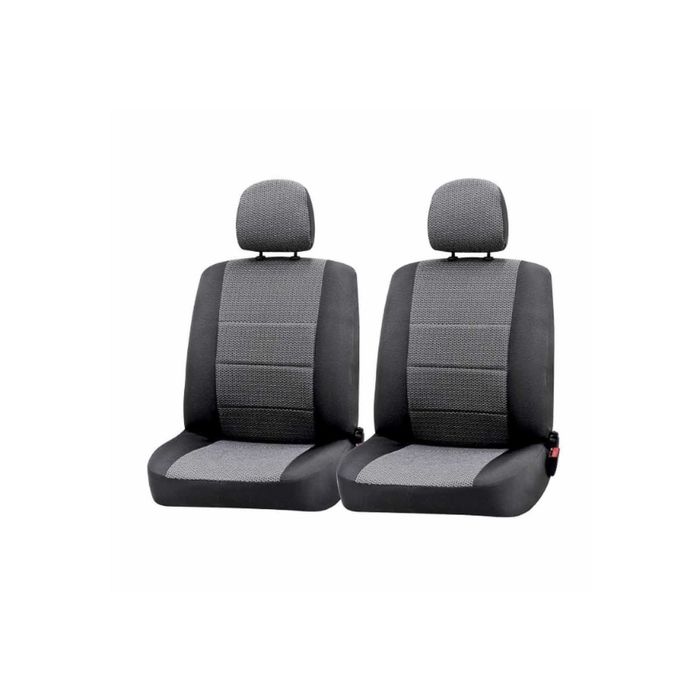 Чехлы сиденья TOYOTA COROLLA c 2013 седан жаккард 12 предм. SKYWAY, темно-серый