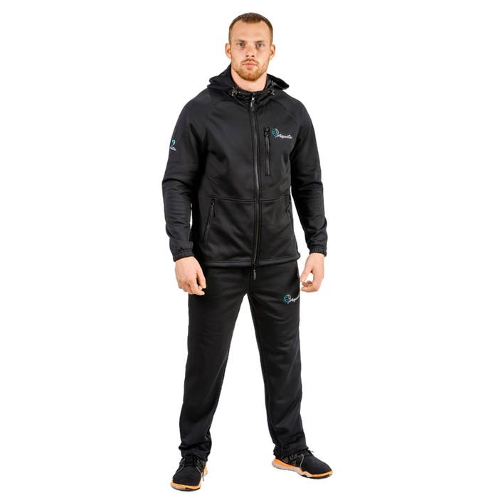Костюм Aquatic флисовый К-09Ч (100% флис, цвет: черный, размер L)