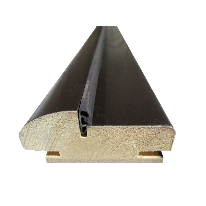 Коробка телескоп шпон ясень шоколад (брус)