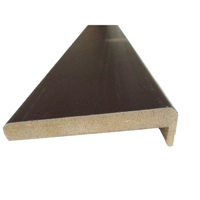 Наличник телескоп плоский шпон ясень шоколад