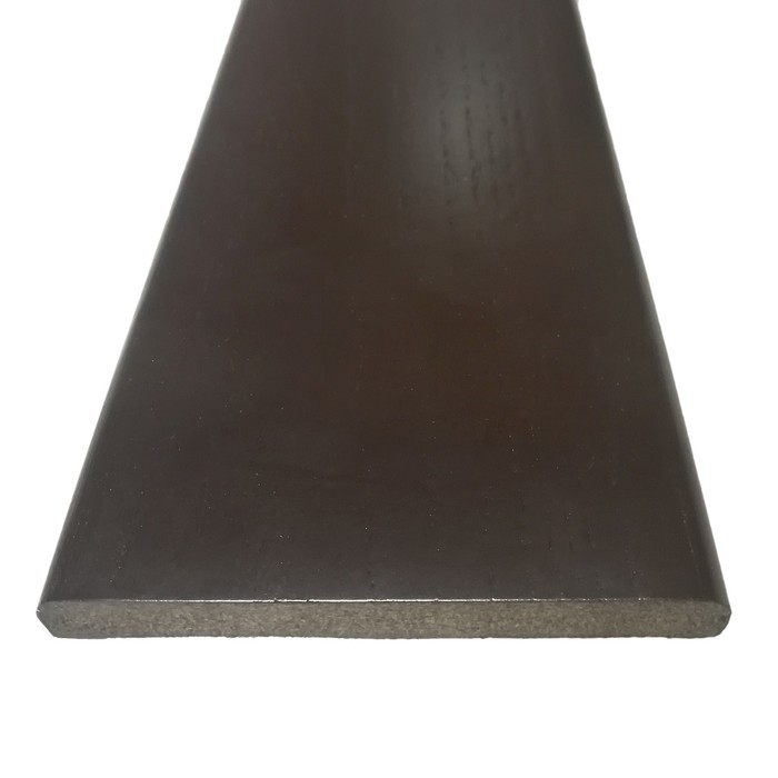 Наличник плоский шпон ясень шоколад