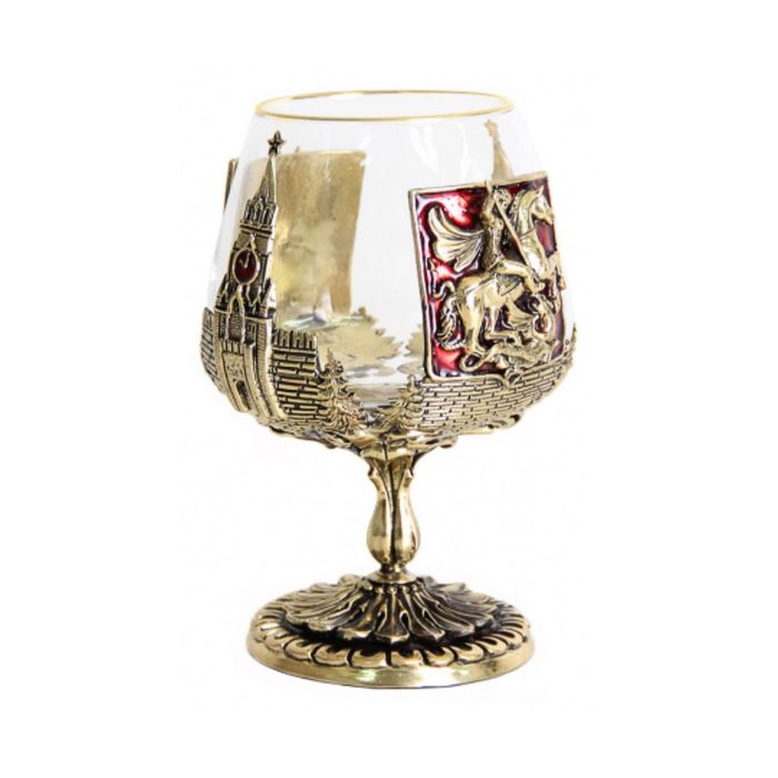 Бокал для коньяка «Москва» в картонном футляре