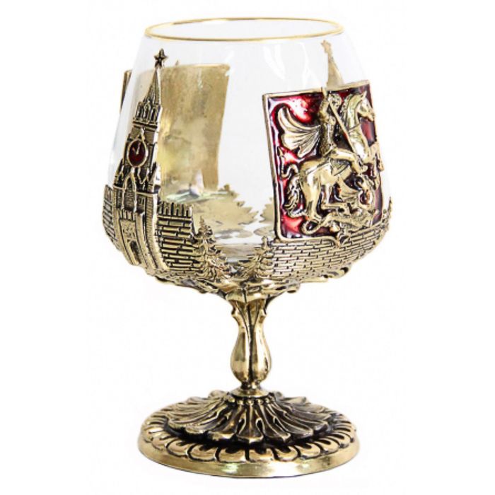 Бокал для коньяка «Москва» в картонном футляре