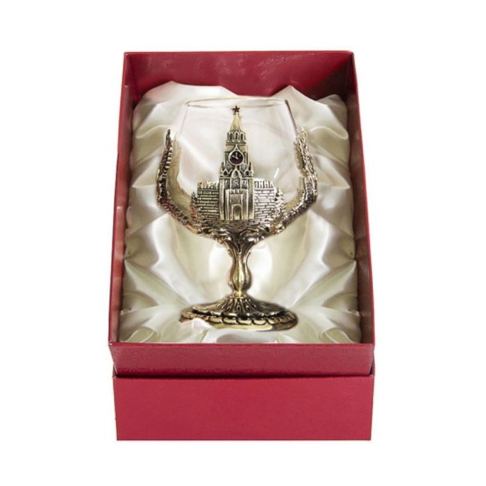 Бокал для коньяка «Россия» в картонном футляре