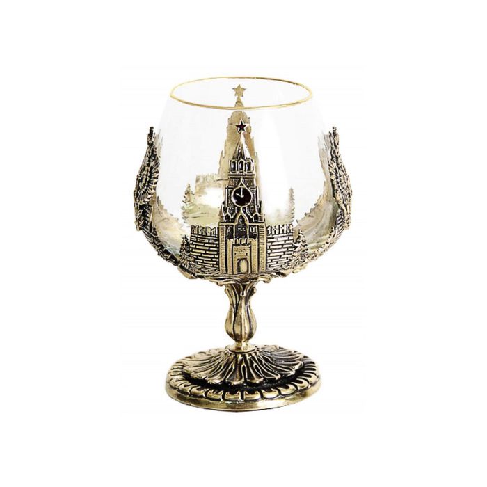 Бокал для коньяка «Россия» в картонном футляре