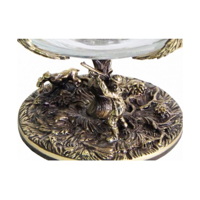 Набор бокалов для коньяка «Охота на кабана и охота на уток» в картонном футляре