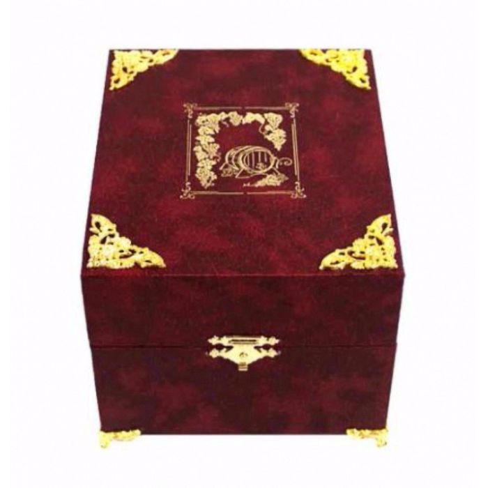 Бокал для коньяка «Охота на медведя» в шкатулке