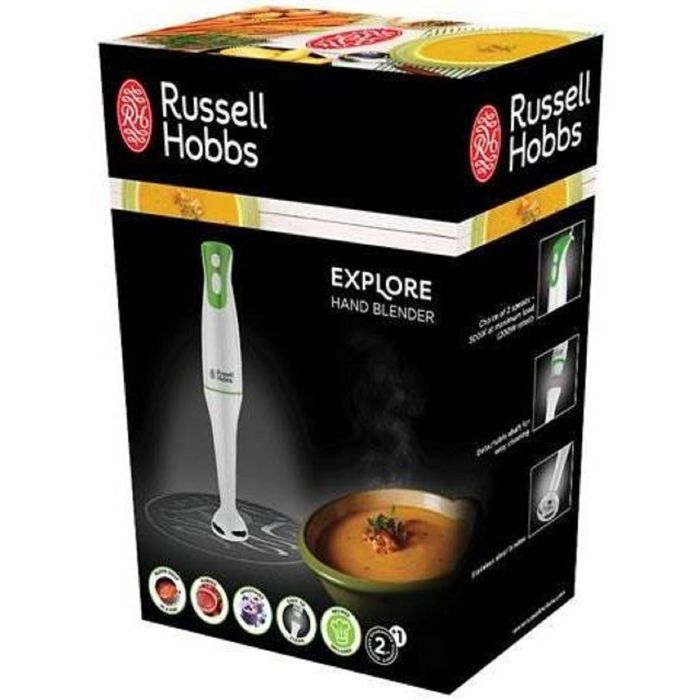 Блендер Russell Hobbs 22240-56 Explore, 200 Вт, 2 скорости, погружной