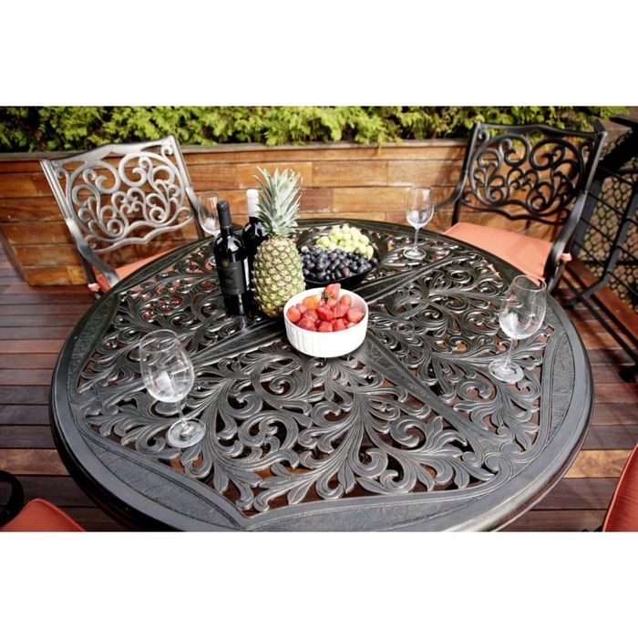 Обеденный комплект мебели из литого алюминия "НАВАРРА"