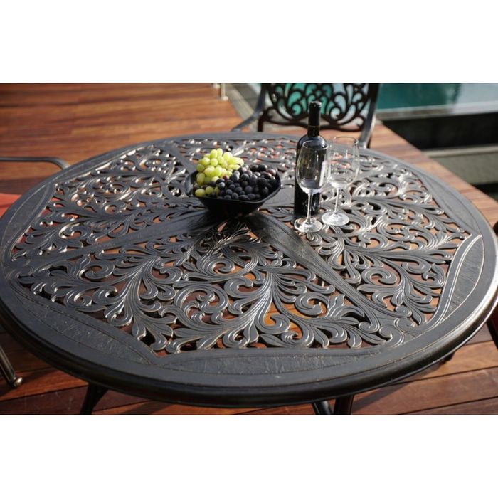 Обеденный комплект мебели из литого алюминия "НАВАРРА"