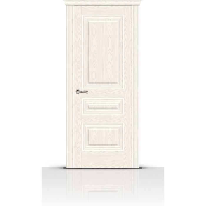 Дверное полотно ЭЛЕГАНС-2 белый ясень 2000х600