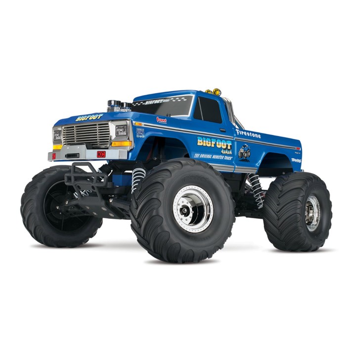 Радиоуправляемая модель с электродвигателем TRAXXAS BIGFOOT №1, масштаб 1/10, с зарядным устройством