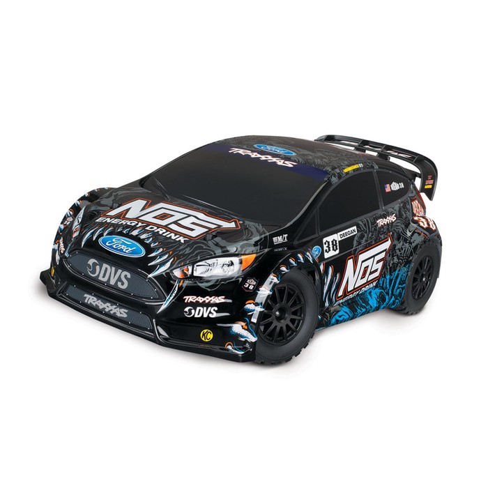 Радиоуправляемая модель с электродвигателем TRAXXAS Rally Ford Fiesta ST, машстаб 1/10