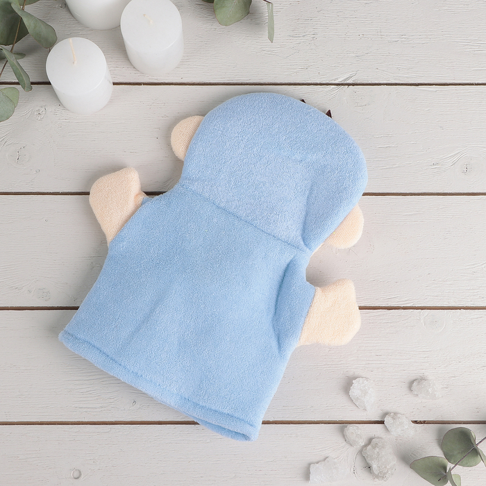 Мочалка варежка детская "Мальчик"